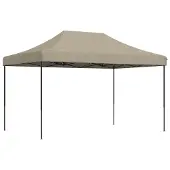 Syfax Partytent inklapbaar pop-up 440x292x315 cm taupe