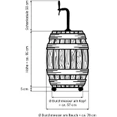 Ich-zapfe BARRIQUE-Biertap mobiele bier bar, complete set, NC Adapter