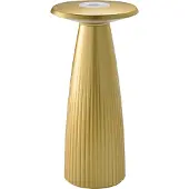 Sigor Bloemenvaas, oplaadbare tafel lamp, LED, Nuflair, 24 cm, flexibel, Mood, IP54, USB-C, dimbaar, goudkleurig