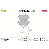 Valeo 302049A Remblokken