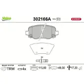 Valeo 302166A Remblokken