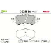 Valeo 302583A Remblokken