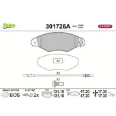 Valeo 301726A Remblokken