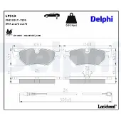 Delphi Remblokset LP910, achter