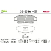 Valeo 301039A Remblokken