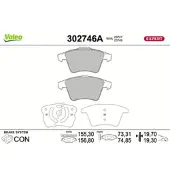 Valeo 302746A Remblokken