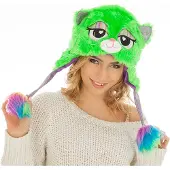 Chaks Muts Fluffy Kat Fluor Groen