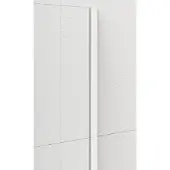 Polysan Esca wandprofiel 2100mm, wit mat