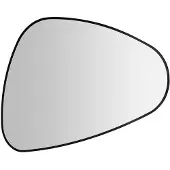 Sapho Elena Led Verlichte spiegel 20W, 68x96cm, mat zwart