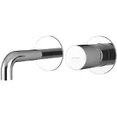 Sapho Ultratap inbouw 2-gats wastafelmengkraan, uitloop 15cm, chroom