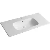 Sapho Piedra Keramische wastafelmeubel wastafel 101x46,5cm, wit