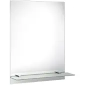 Aqualine Spiegel met gaten voor plank 60x80cm, inclusief hangers