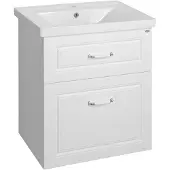 A&n&a aqualine Favolo Wastafelonderkast 61,5x72,5x44cm, mat wit