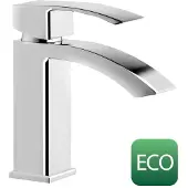 Sapho Ginko 35 wastafelmengkraan, ECO mengpatroon, chroom
