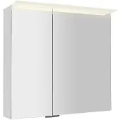 Sapho Linex Spiegelkast inclusief LED-lamp, 80x70x15cm, wit