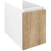 Sapho Lorea Onderkast met deur 30x44x51,2cm, rechts/links, eiken Alabama/mat wit