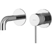 Sapho Ultramix inbouw 2 gats wastafelmengkraan, uitloop 10cm, chroom