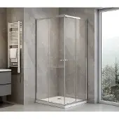 Aqualine Agga - Douchecabine 90x80 cm, helder glas/chroom HLF809Y