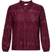 ONLY Carluzia Blouse Dames Rood L-50/52