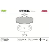 Valeo 302860A Remblokken
