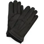 Suitable Handschoen Leer Zwart