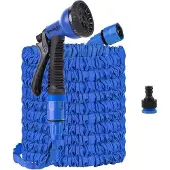 OEM Uitbreidbare tuinslang, 25-100 voet, blauw, flexibel