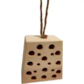 OEM Ecologisch insectenhotel van hout, in de vorm van een trapeziumhuis