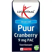 Lucovitaal Puur Cranberry 9 mg PAC Tabletten