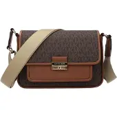 Michael Kors Schoudertas 'Bradshaw Medium Pocket Messenger Bag' bruin