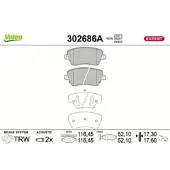 Valeo 302686A Remblokken