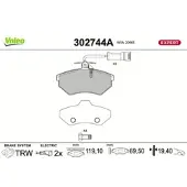 Valeo 302744A Remblokken