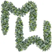 OEM Kunststof eucalyptusplanten, 1,8 meter, groen, decoratie