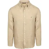 Tommy Hilfiger regular fit vrijetijdsoverhemd van puur linnen