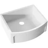 Kerasan Devon Keramische spoelbak 60x53cm, wit