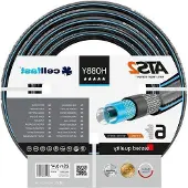 Markenlos Robuuste tuinslang, UV-bestendig, 25 meter, zwart