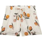 Superdry Broek crème / geel / groen