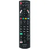 Savio RC-06 Afstandsbediening IR Draadloze TV Druktoetsen (Universele afstandsbediening, Miracast), Afstandsbediening, Zwart