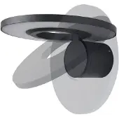 Arcchio LED-wandlamp buiten Tovio, alu / grijs / zink, Aluminium, Modern, LED wandlamp buiten