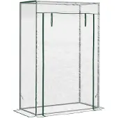 Outsunny - Tomatenkas - met Deur - Waterdicht - UV-bestendig - Wit