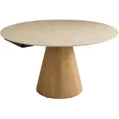 Signature - Ronde keramische tafel met verlengstukken LUMIO