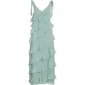 Vila Viluna Bandje Maxi Jurk 42 EU dames