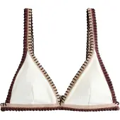 Next - Dames - Driehoekige bikinitop - Crème