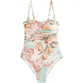 Next Shaping-badpak pastelblauw / jade groen / abrikoos / rosa