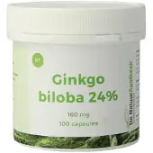 Natuurapotheek Ginkgo biloba 24% 160 mg
