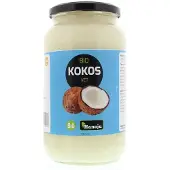 Hanoju Kokosolie geurloos glasfles 1 liter