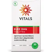 Vitals Elke Dag - 30 tabletten - multivitamine. Optimaal opneembare multi met een uitgekiende samenstelling.