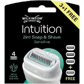 Wilkinson Intuition 2in1 Soap And Shave Navulmesjes 4 Stuks