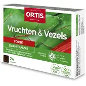 Ortis Vruchten & Vezels Forte Blokjes 24x10 g Kubus