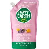 Happy Earth 100% Natuurlijke Handzeep Navulling Lavender 600 Ml