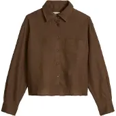 Marc O'Polo Blouse donkerbruin